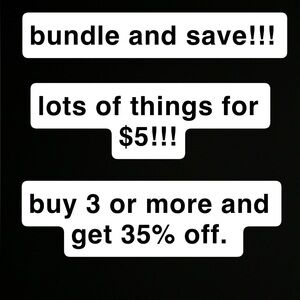 Bundle and Save Promotional Sign